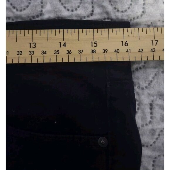 Adriano Goldschmied The Stevie Ankle Slim Straight Navy Velvet Pants 29 - Picture 6 of 7